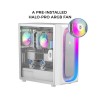ALSEYE Glass Ai-Pro White Argb Mid-Tower E-Atx Pc Gaming Case