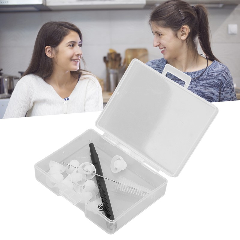 Hearing Amplifier Open Domes Soft Lightweight Single Layer Replaceable Hearing