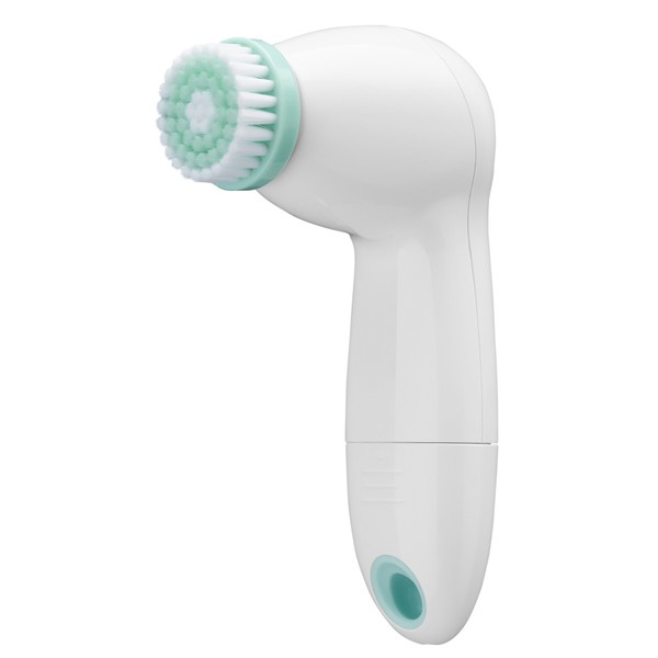 True Glow by Conair Battery Operated Sonic Facial Cleansing Brush, White