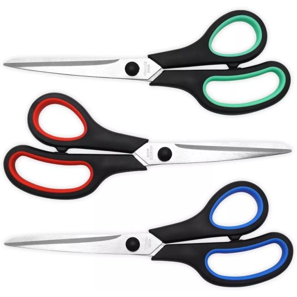 Vitoler 8.5” Scissors,3pcs All Purpose Scissors Heavy Duty Scissors Fabric