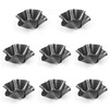 Tosnail 8-Pack Taco Shell Bowl, 6.5 Inch Tortilla Pan, Non-Stick