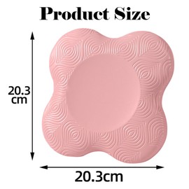 Yoga Knee Pads, 2 Pcs Pink Yoga Knee Pads Women, Soft And Comfortable Yoga Knee Pad, Used To Support Joints And Relieve Discomfort During Yoga Practice(20.3cm X 20.3cm)