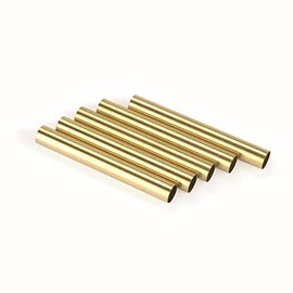 WoodRiver Replacement Brass Tubes for Law Enforcement Click Ballpoint Pen Kit 5 Pieces