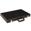Middleton Games Deluxe Backgammon Board Set - (Black Attache Case)