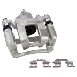 TRQ Rear Left Brake Caliper w/Bracket Drivers Side Compatible with 2011-2015 Hyundai Sonata Kia Optima