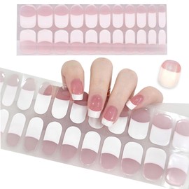 22 pieces UV gel nail foil, gel nail stickers, compatible with any UV nail lamp. Enjoy the comfort nail foil UV hardening starter set, nail sticker UV you beautiful and stunning designs.