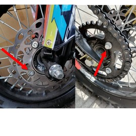 8MM 15 PCS Rear Sprocket brake disc Mount Bolt Kit for with XR50 CRF50 SDG SSR Pit Dirt Bike Motorcycle 50cc -125cc 140cc Hexagon socket screws