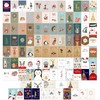 Bear and Bee 100 Christmas Postcards, 100 Different Designs -