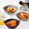 kookkit 2 Pack Air Fryer Silicone Liners, Silicone Air Fryer