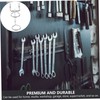 DOITOOL 20 Pcs Pegboard Screwdriver Organizers Durable Dual Ring Tool