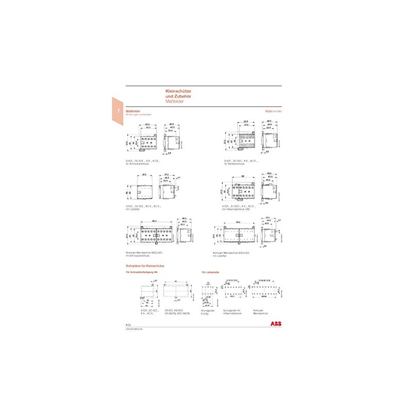 ABB Contactor Type B7-30-10, 230 V 50 Hz