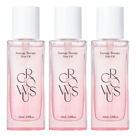 Growers Damage Therapy Hair Oil, 65ml, 3 pieces / 그로우어스 데미지 테라피 헤어 오일, 65ml, 3개