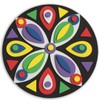 S&S Worldwide Foam Mosaic Mandalas Craft Kit (Pack of 12)