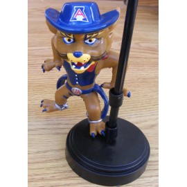 University of Arizona UA Wilbur Wildcat Antenna / Desk Figurine
