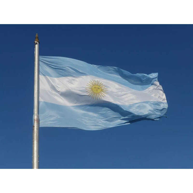 Bandera Pais Argentina 1.5m X 90cm Resistente Lavable Int Ex