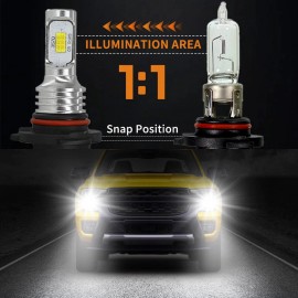 AUIMSOCO For Toyota RAV4 2006 2007 2008 2009 - 2012 LED Headlight High Low Fog Light KIT