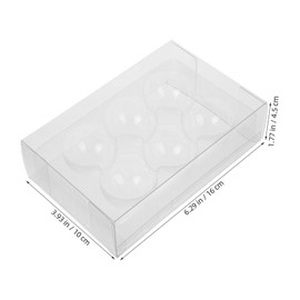 CORHAD 2pcs Golf Ball Storage Case Transparent Holder for Easy Access Portable for Golf Enthusiasts Collectors