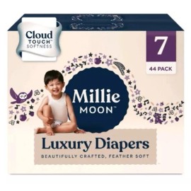 Millie Moon New All Natural Millie Moon Disposable Diapers Cloud Touch Softness Size 7