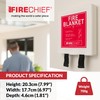 Firechief Wall Fire Blanket – Quick to Deploy 1m x 1m