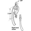 Prime-Line H 3542 Aluminum Diecast, Right Hand, Casement Window Locking