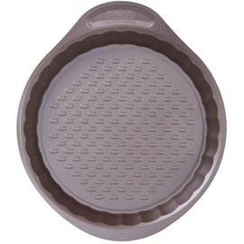 Pyrex Asimetria – 4 x tart/quiche baking trays with removable bottom, 14 x 10 x 4 cm, colour: black. 31 x 27 x 5 cm Black