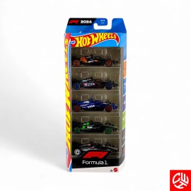 Hot Wheels 1:64 Formula 1 F1 Racing 5 Pack Set Mclaren, Alpine, Haas, RB, Sauber