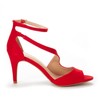 DREAM PAIRS Womens NILE Fashion Stilettos Open Toe Pump Heel