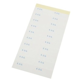 Nichiku Giken Industrial HP R Sterilizing Labels, Small, 1000 Sheets EO-L