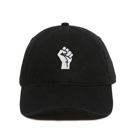 Tech Design Power Fist Supremacy Baseball Cap Embroidered Cotton Adjustable Dad Hat Black