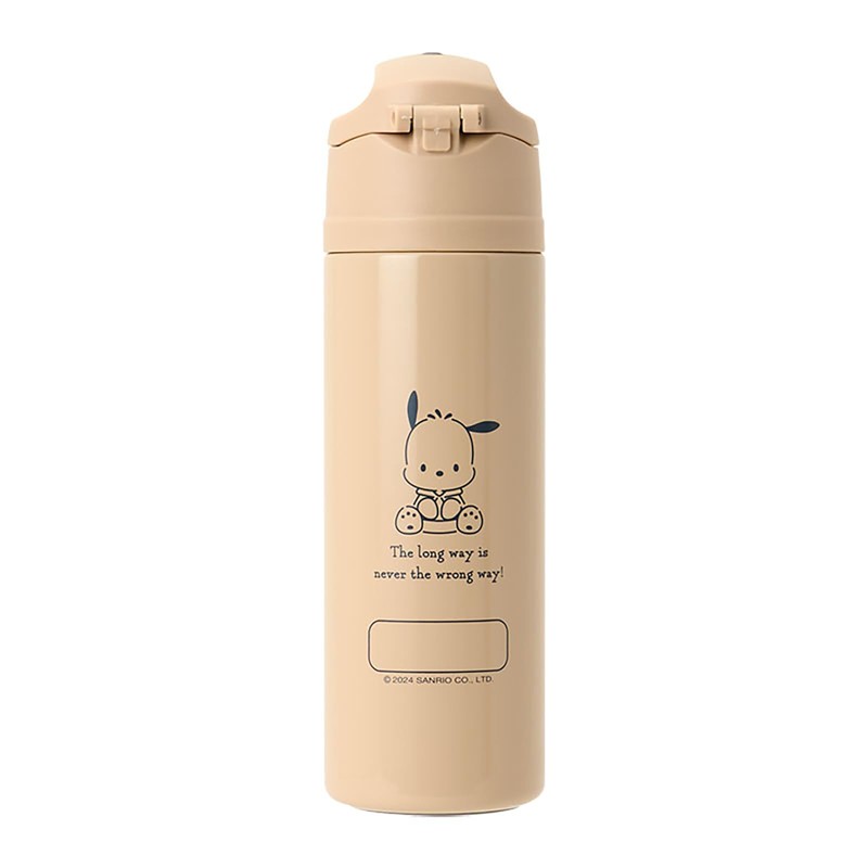 Sanrio (SANRIO) Pochacco Stainless Steel Bottle with Cover for Children,