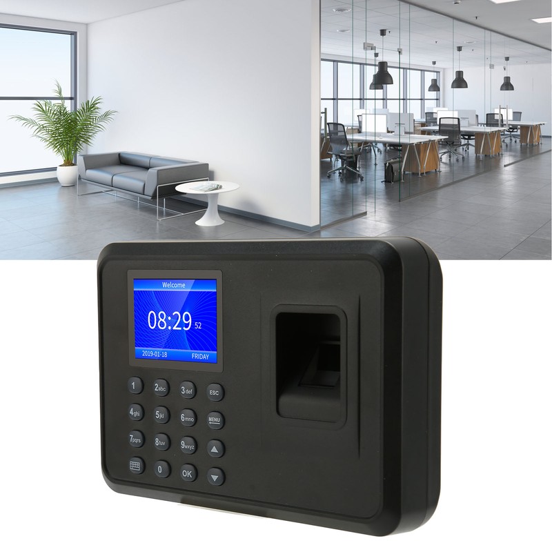 Fingerprint Attendance Machine 2.4 Inch 1000 User Capacity Name Display