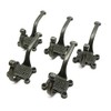Coat Hook Double 2 Part Retro Peaky Blinders Ant Iron