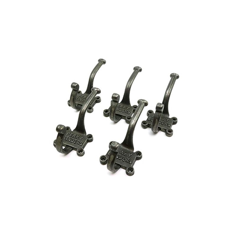 Coat Hook Double 2 Part Retro Peaky Blinders Ant Iron
