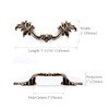 Jetland French Provincial Drawer Pulls - 6-Pack, Flat Black, 3"