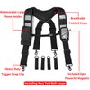 KUNN Tool Belt Suspender Magnetic Work Suspender with Moveable Phone