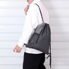Gym Sack with Earphones Jack Drawstring Backpack Water-resistant Drawstring Bucket