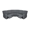 PureFit 7-Pieces Sectional Sofa Covers, Extra Large Sectional Recliner Couch