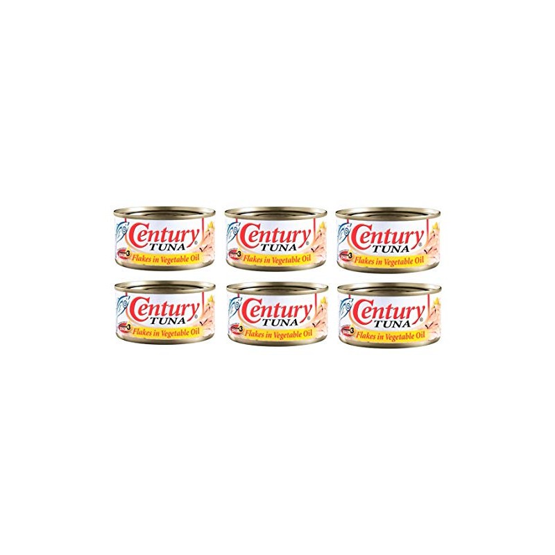 Century Tuna Flake in Vegetable Oil 180g (6 Pack)