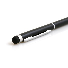 System-S 2 in 1 Black Capacitive Touchscreen Stylus Pen For Tablet PC/Smartphone/PDA