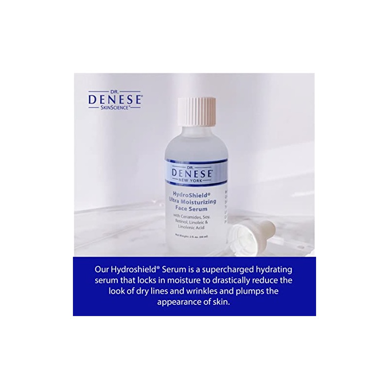 Dr. Denese HydroShield Ultra Moisturizing Face Serum, Super Size 2