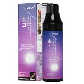 Yulgo Nature Time Mild Gray Gray Hair Dyeing Shampoo Dark Brown, Set of 2 / 율고 자연을 담은 시간 순한 새치 염색샴푸 흑갈색, 2개 세트