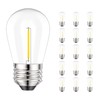 Svater S14 Led Replacement Light Bulbs, 1W Shatterproof Globe Plastic