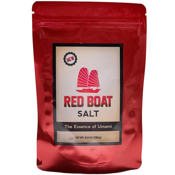 Red Boat Umami Salt | Salt infused with premium fish sauce | All Natural Handcrafted Seasoning | Keto, Paleo, & Whole 30 friendly | Gluten and sugar free with no preservatives | 8.8 oz bag
