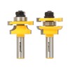 YONICO Router Bits Set Rail and Stile 2 Bit Round