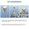 TEENGSE 1/2" Natural Gas and Liquefied Interchange Pressure Regulator, Natural