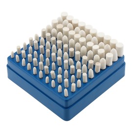 ChgImposs 100 Pcs Polishing Buffing Wheels for Dremel Tool Accessories, with 1/8" Shank for Dremel Polishing Kits Suitable for Jewelry Metal Polishing