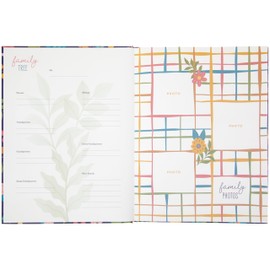 C.R. Gibson Blooming Beginnings First 5 Years Gender Neutral Baby Memory Book, 8.75" W x 11.3" L with 48 Guided Pages, Multicolor