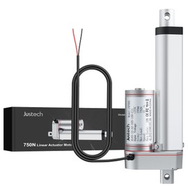 Justech Linearmotor Verstellantrieb Toröffner Linear Actuator Motor 12v DC 750N 100mm Lineartechnik Electric Motor Putter Gleichstrommotor Elektro Zylinder Schubstangenmotor für Auto Möbel usw.