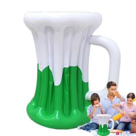 Inflatable Ice Cooler - PVC Inflatable Floating Drink Bucket,Portable Beverage Containers Hawaiian Party Decorations for Beach, Outdoor & Backyard
