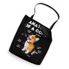 Anatomy of a Corgi Puppy Tote Bag